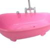 Elektrische Puppenbadewanne, exquisiter sprudelnder Wasserklang, tragbare Miniatur-Badezimmerbadewanne für Puppenhaus im Maßstab 1/6