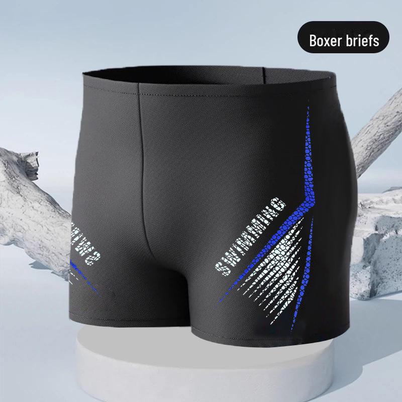 Men's Quick-Dry Nylon Swim Trunks - Simple Fashion Hot Spring Swimwear