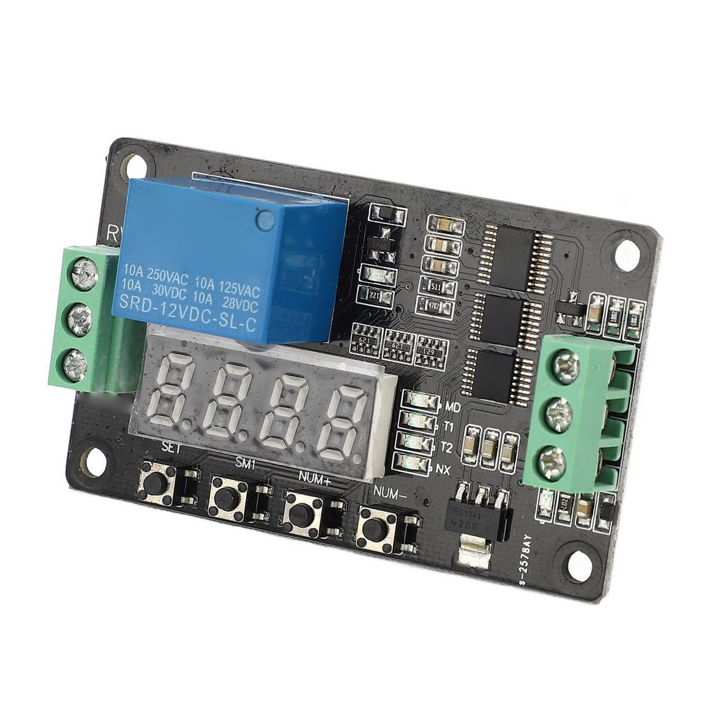 Time Delay Relay 1 Channel DC 12V Timer Control Switch Controller Module 18 Preset Functions