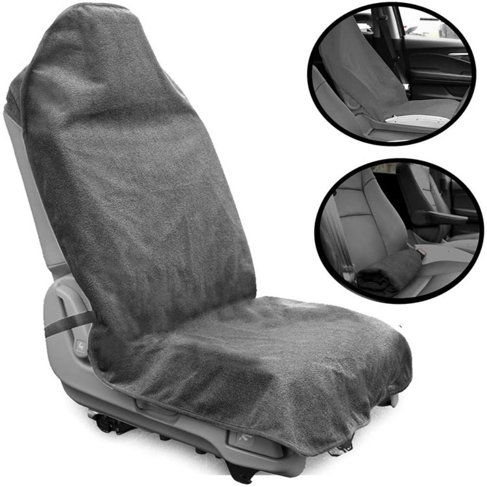 Waterproof Car Front Seat Cover Anti-scratch Car Seat Cushion Auto Seat Protector  Travel Supplies серый