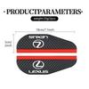 For Lexus 2PCS Car Rearview Mirror Rain Eyebrow Sticker Auto Accessories RX350 IS250 IS200 GS300 LX570 RC350 UX250h ES350