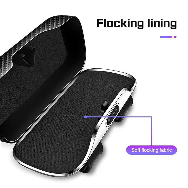 For BMW 1 2 3 4 5 6 7 Series X1 X2X3X4 X5 X6 X7 F48 E70 E90 E60 G30 G20 I7 Press Switch Car Glasses Box Sun Visor Glasses Holder
