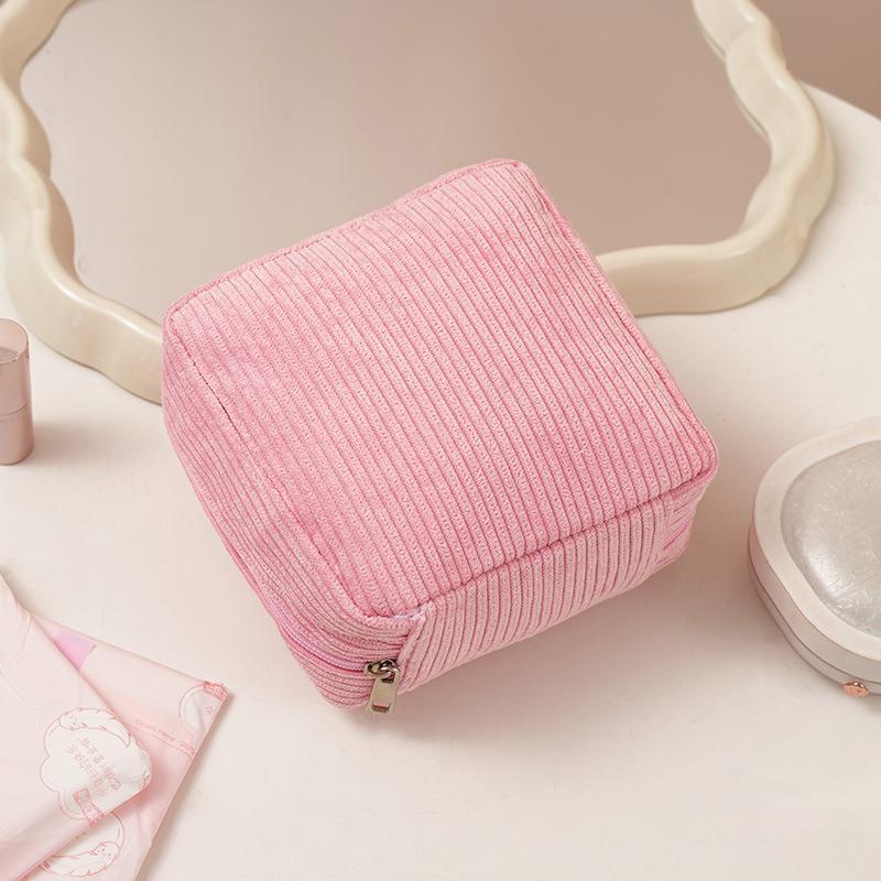 Toiletry Bag Sanitary Pad Pouch Pad Pouch Cute Cosmetic Storage Pouch Women Small Makeup Bag Cable Case