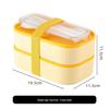 Zhishi Double Layer Microwave Lunch Box