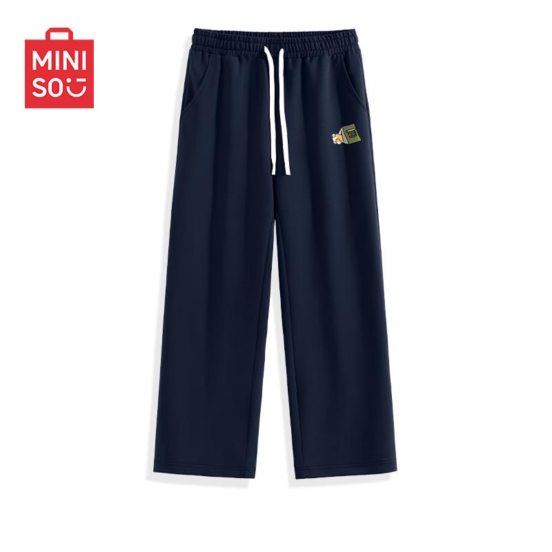 MINISO Herren Casual Straight-Leg Hose