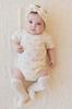 Organic Cotton Short Sleeve Bodysuit Thelma Orchid JBCO251210 Baby CRM 60 [Jamie Kay]