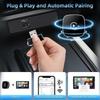 Car Wireless Adapter, Plug And Play 2-in-1 Adapter With 2.4/5GHz WiFi And Bluetooth 5.0, Widely Compatible With 800+ Car Models