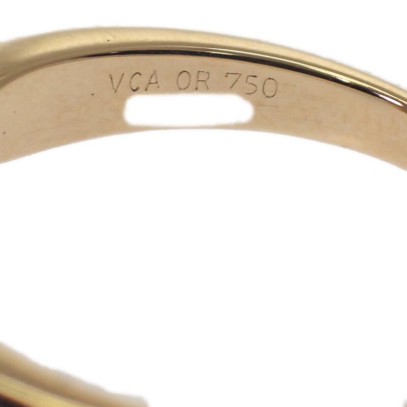 VAN CLEEF & ARPELS #12(JP Size) Ring K18 Yellow Gold/diamond Women