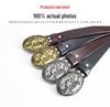 Men's Trendy Western Cowboy Genuine Leather Belt - Retro Punk Style, Perfect for Formal Wear or Birthday & New Year Gifts.