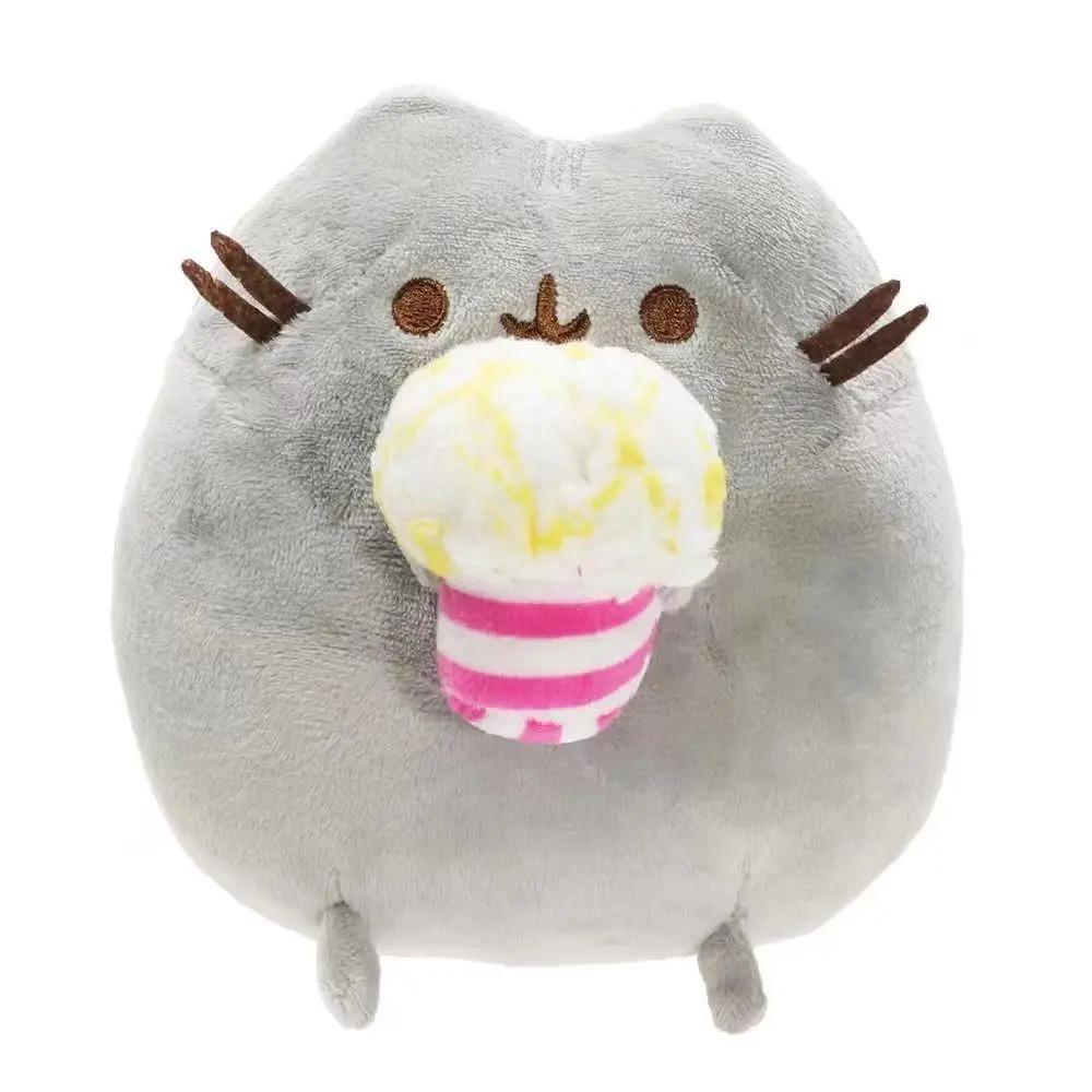 Pusheencat Plush Toy Kawaii Cat Stuffed Animal Sandwich Cookie Ice Cream Donut Pizza Burger Plush Doll Decoration Gift For Kids