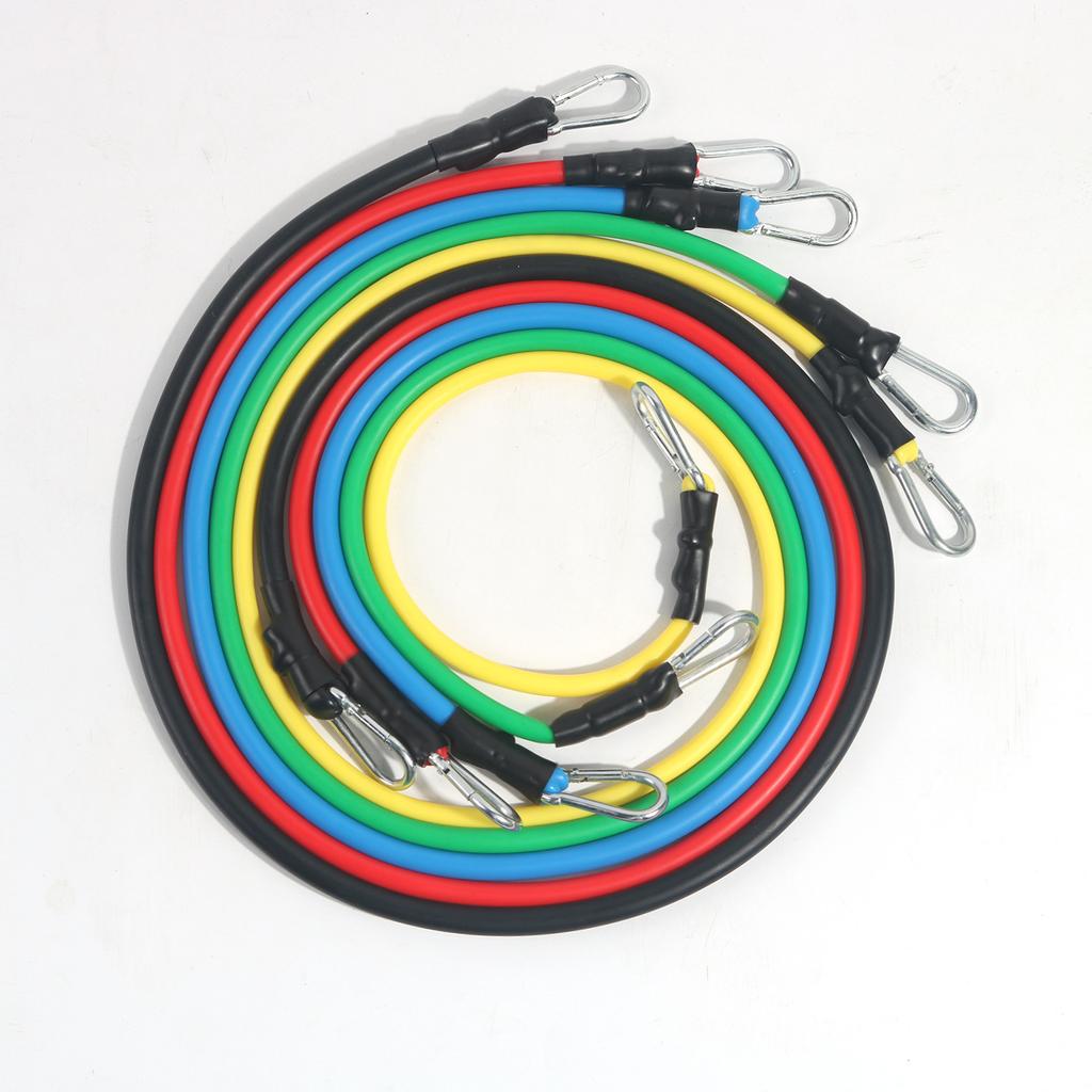 11 Piece Set Of Stretchers Tension Bands TPE Tension Ropes And Straight Line Tension Bands Muscle Training And Fitness Equipment Kit
