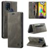 For Samsung Galaxy M31 / M31 Prime / F41 / M21s Vintage Leather Flip Wallet Case with RFID Blocking Card Slot, Matte Retro Folio Cover (4 Colors)