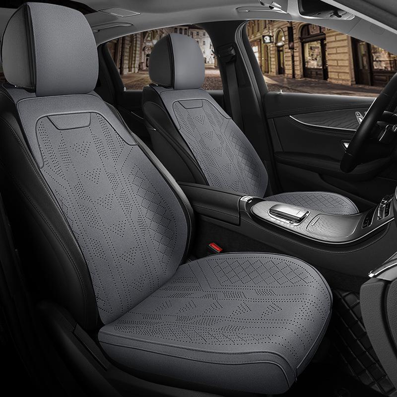 4th Gen Geely Emgrand Premium Suede Seat Covers - All Seasons Manual Xingyao Longteng Edition