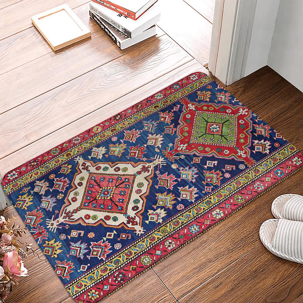 Bohemian Style Doormat Entrance OutDoor Carpets Non-Slip Bathroom Feet Mat Kitchen Bedroom Hallway Long Rugs Entrance door mat