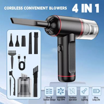 Car Vacuum Cleaner High Power Portable Handheld Wireless Brushless Motor Cleaning Machine Powerful Air Duster for Home Appliance