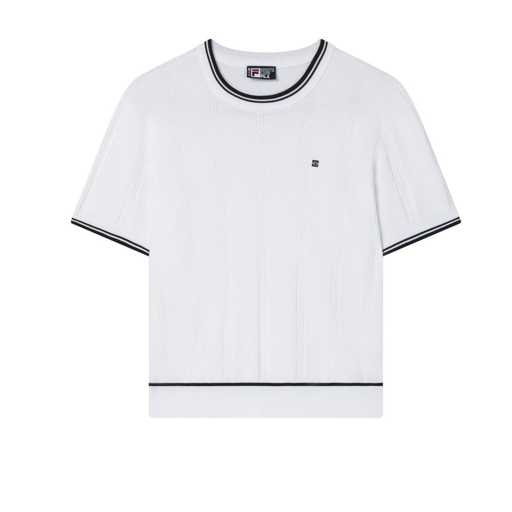 New FILA WHITE Knitwear Women's Cloud White F11W533412F-WT