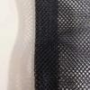 Durable Multi Purpose Drawstring Storage Pouch Bag Nylon Black Laundry Bag Breathable Mesh Pouch Travel Outdoor Activity Pouch