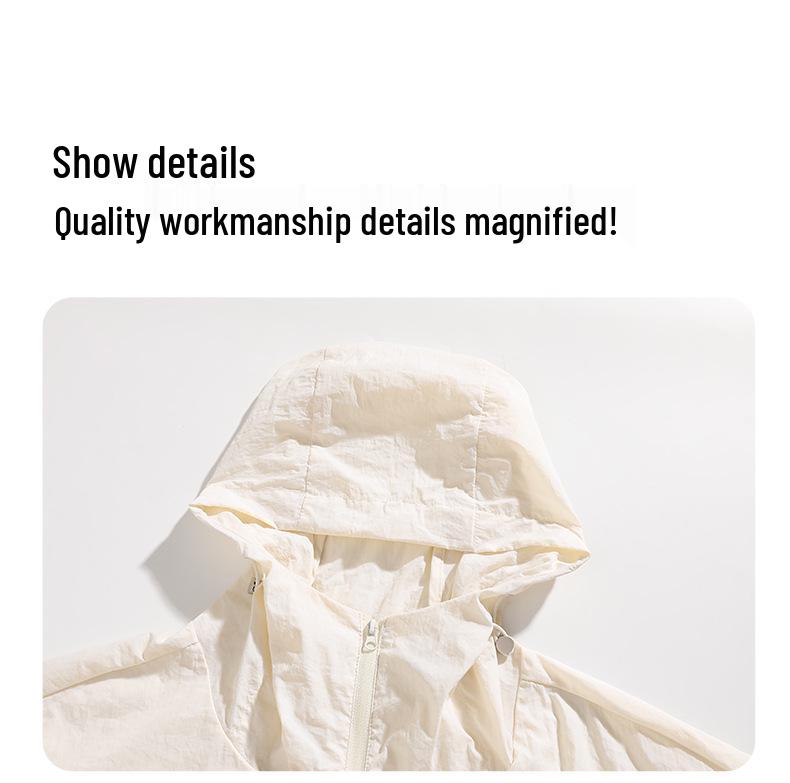 UPF50+ Men's & Women's Summer Hooded Jacket - Quick-Dry, Light, Breathable, Sun-Protective Couple Style