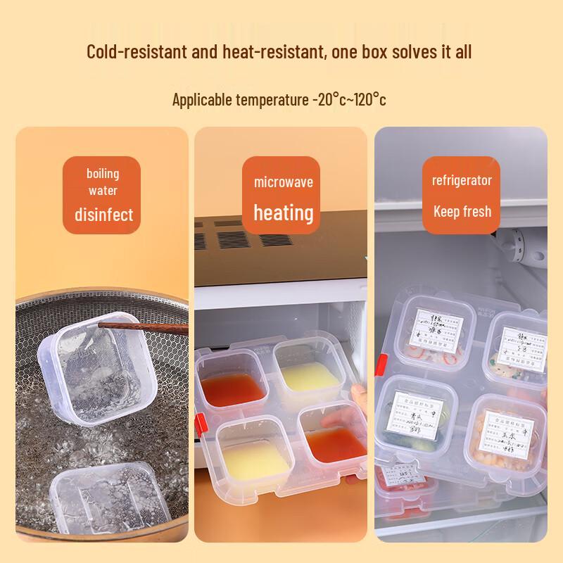 Small Plastic Food Sample Preservation Box