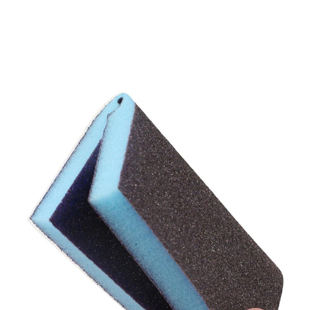 5pcs Reusable Grit Sanding Sponge Polishing Pad Abrasive Sponge  Metal Wood Polishing