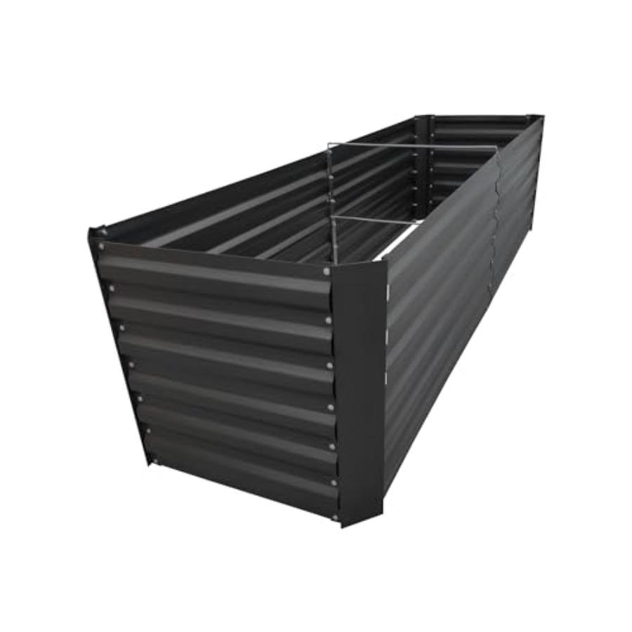 

6x2x2FT Metal Raised Garden Bed Kit Galvanized Outdoor Garden Bed Planter Box for Vegetables Flowers Herbs Succulents and More United States