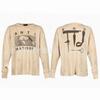 Unisex Vintage Washed Hooded Sweatshirt With Retro Print Loose Fit Cotton Pullover Fall