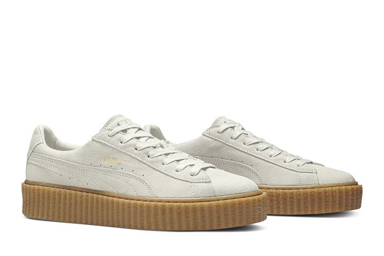 Women's Sneakers Puma Creepers Rihanna Fenty White Oatmeal (Women's) White/Oatmeal