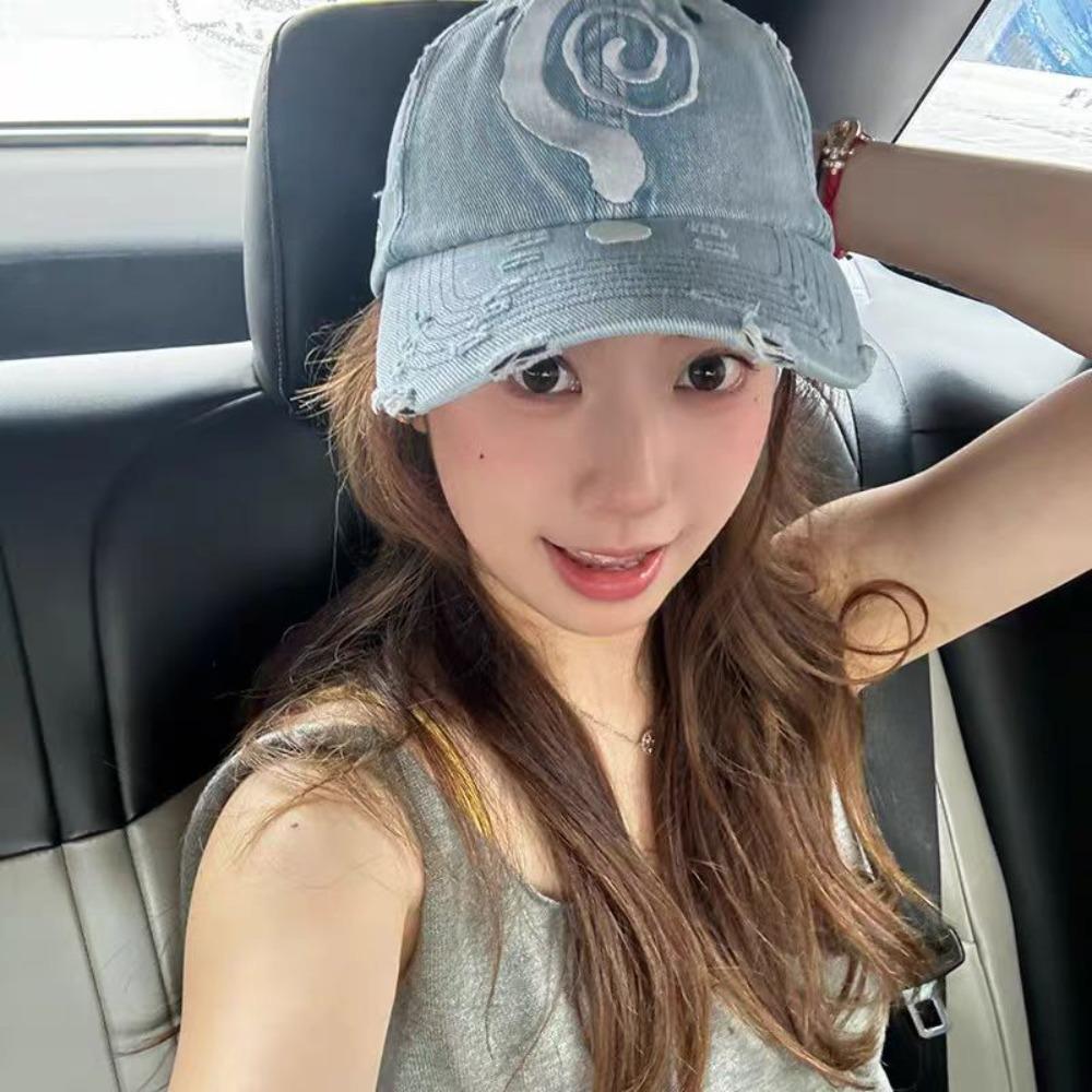 

Retro Men Baseball Cap Peaked Sun Hat Simple Embroidery Casquette Hats Spring Summer чорний