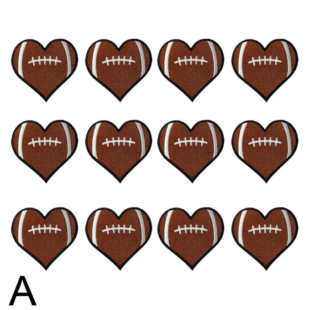 Sports Cloth Patches - Soccer Baseball Rugby Tennis - Iron-on Stickers For Jeans Bags And More! M2o3