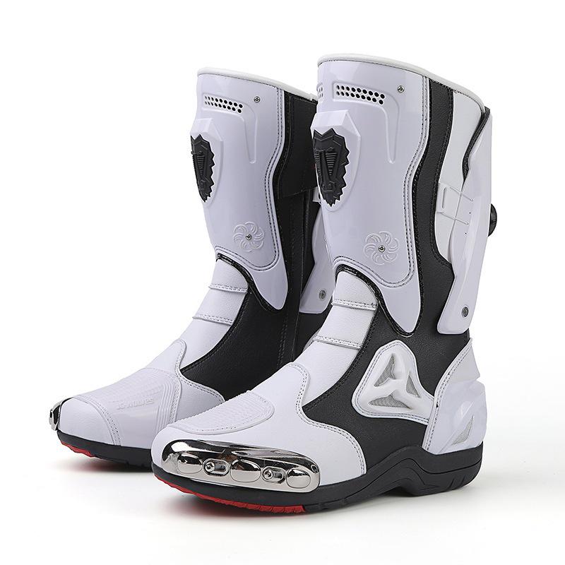 Motorrad-Stiefel für Herren und Damen für alle Jahreszeiten - Offroad-Renn-Kurzstiefel