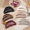 Sicuro Morbido Silicone Clip Squalo Semicerchio Anticollisione Artiglio per Capelli Protezione Per la Parte Posteriore della Testa Antiscivolo Fermaglio per Capelli
