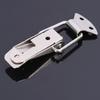 2pcs Universal Metal Snap Buckle Hasp Multifunctional Duckbill Lock Buckle for Storage Box, Door, Windows