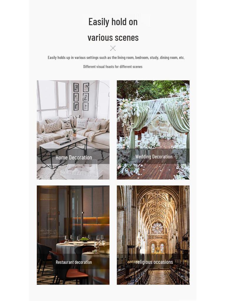 Silver European Candle Cup Ornament for Romantic Wedding and Home Decoration.