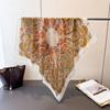 Exotic Printing Imitation Silk Scarf Square Scarf High-End Shawl Versatile Neck Small Square Scarf Headscarf
