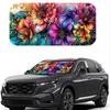1Pcs T-Rex Dinosaur Pattern Windshield Sunshade UV Rays Heat Blocker Keeps Vehicle Cool Unique Design Fit Sedans SUVs Trucks