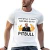Gute Mädchen gehen in die Kirche, schlechte Mädchen gehen zu Pitbull T-Shirt Langlebiges Freizeit-T-Shirt