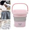 Single Person Portable Washing Machine Roseate 4.5L Small Foldable Washer with 1min 5min 10min Timer for Business Trip Travel
