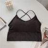 Women Cross Strap Sports Bra Top Women Push Up Sport Bra Yoga Gym Crop Top Brassiere Fitness Top Sport Bra Breathable Bras