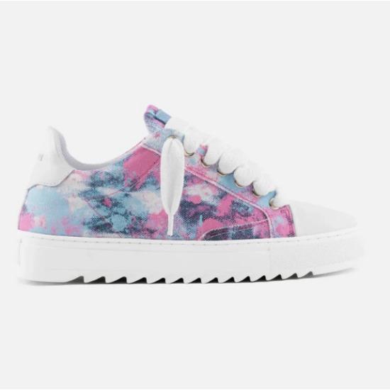 Baskets pour Hommes Chaussures en Toile Peintes à la Main Tendance Mode Chaussures de Skateboard Personnalisées