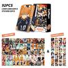 Haikyuu! Trading Cards, LOMO Cards, and Accessories, featuring Hinata Shoyo, Kageyama Tobio, Kuroo Tetsuro, Tsukishima Kei, and Sugawara Koushi. Karas