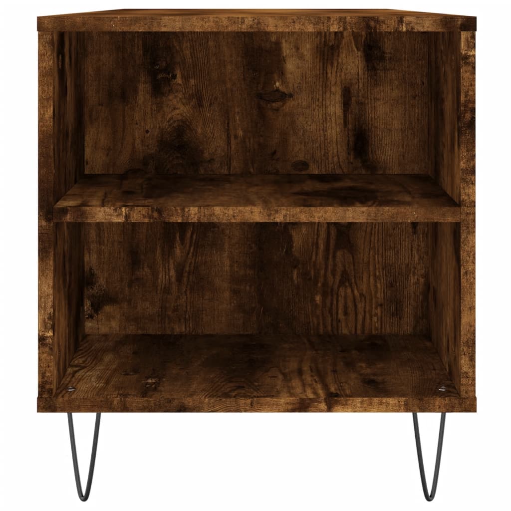  Coffee Table, Smoked Oak, 102x44.5x50 Cm