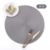 38cm European Style Round Woven Mats & Pads, Heat-Resistant and Non-Slip Place Mats for Dining Table, Ideal for Outdoor Picnic