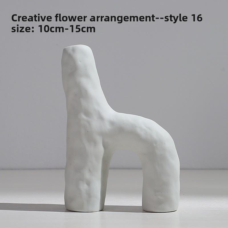 

Ceramic Vase for Flowers Nordic Style Ins Simple Creative Hydroponic Home Decor Living Room