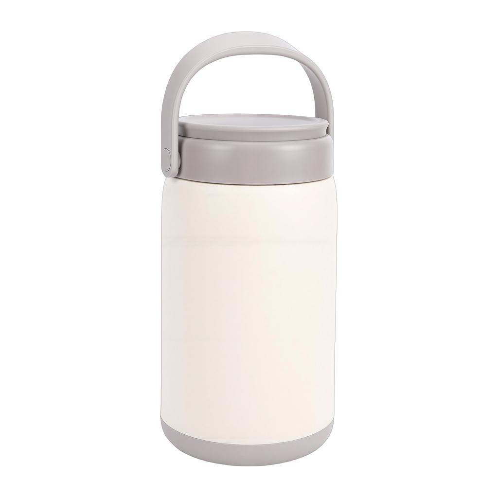 Insulated Food Container 304 Stainless Steel Portable Vacuum Insulated Lunch Box Hot Food Jar for Adults Students Grey