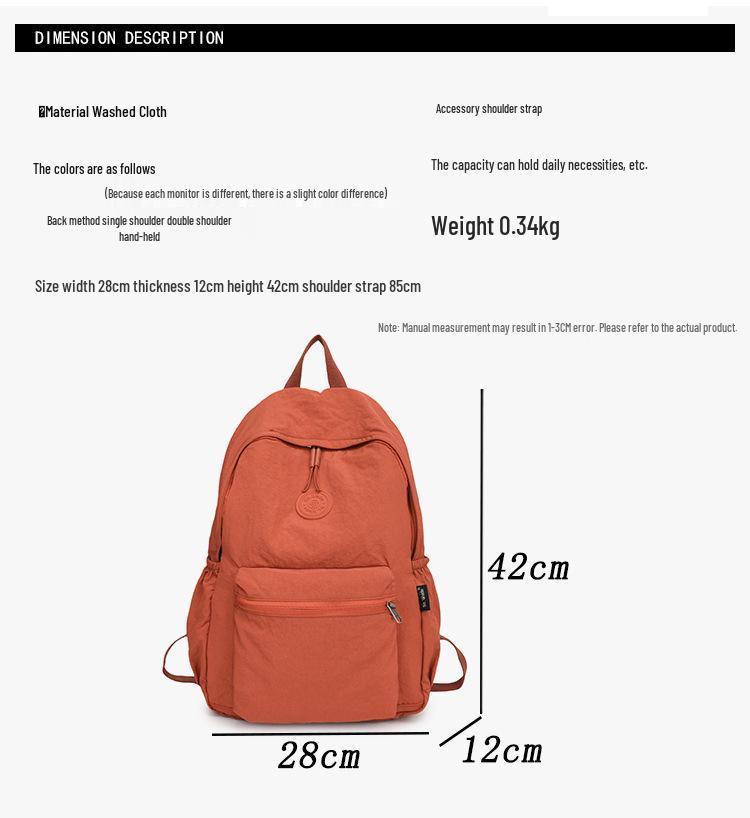 Studenten-Bergrucksack mit großem Fassungsvermögen - Lässig, Vielseitig, Bonbonfarben