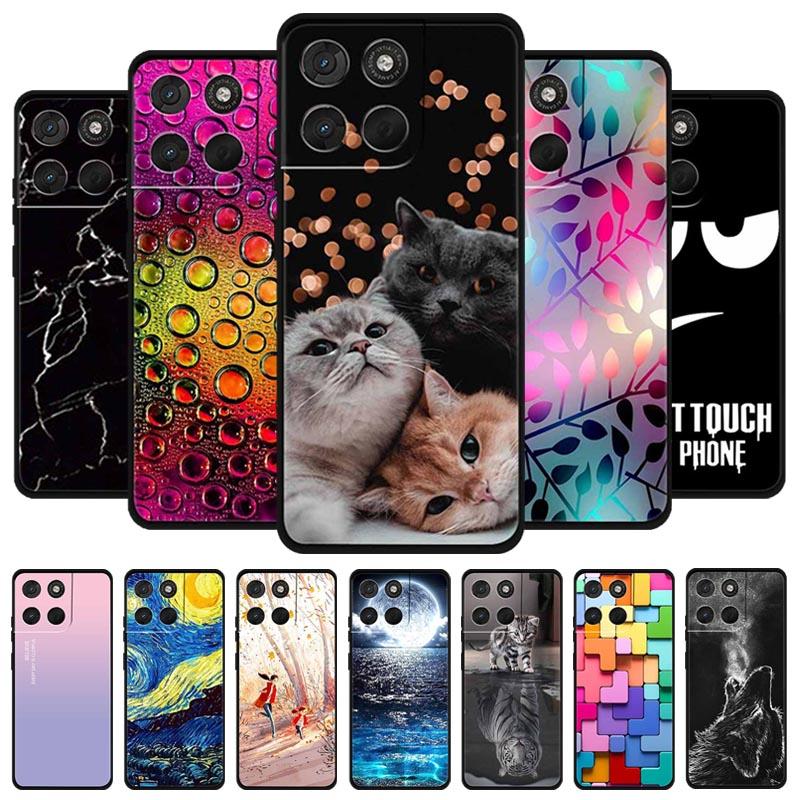 For Motorola Moto G57 Power Case Cute Cat TPU Phone Cover Soft Silicone Case For Moto G57Power Cases Shockproof Coque G 57 Power