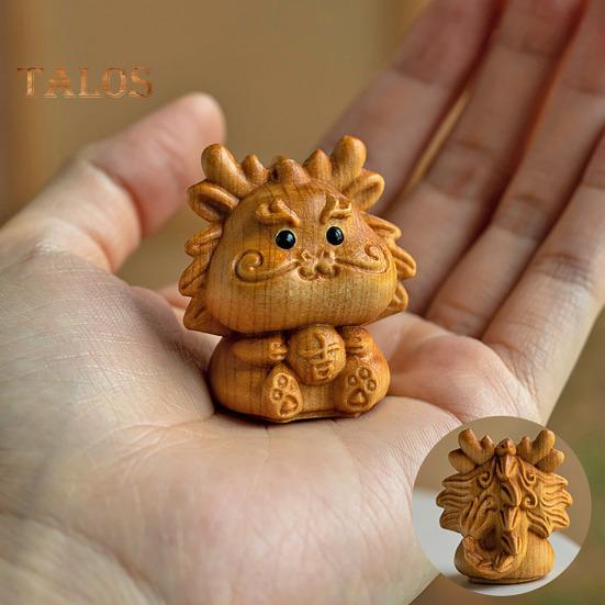 Handcrafted Zodiac Wood Animal Figurine Chinese Zodiac Signs Multifunctional Mini Zodiac Table Decoration Gift For Zodiac Enthusiasts
