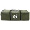 Cabin Tent Olive Green 244 x 213 x 183 cm Polyester and Steel