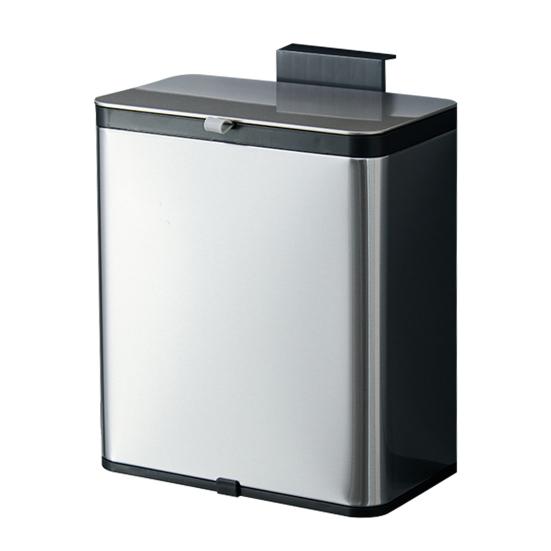 0.8 Gallon Kitchen Compost Bin Hanging Garbage Can with Lid Stainless Steel Trash Can for Kitchen Cabinet Door Wall Mounted Countertop under Sink RV