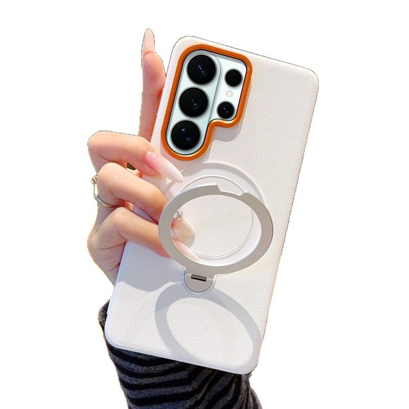 Samsung S26 Ultra & Google Pixel 10 Pro Magnetic Phone Case with Rotating Stand & Diamond Texture